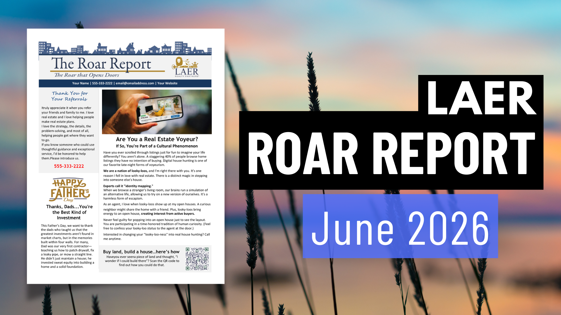 LAER Roar Report - June 2026
